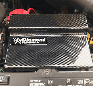 Battery lid Cover for Renault CLIO 4 RS GT petrol cars (2013-2016) in Carbon Effect