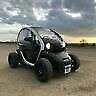 FRONT and REAR badge COVER for Renault TWIZY  in CARBON EFFECT  (pair)
