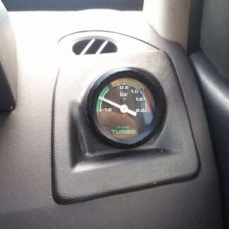 DASH VENT POD for Renault MEGANE Mk2 R/H for 52mm gauge in TEXTURED BLACK