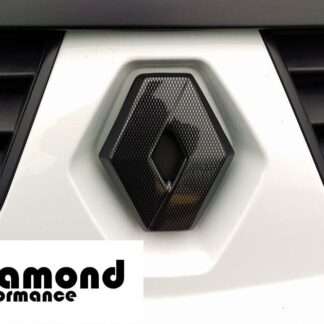 FRONT logo COVER for RENAULT MASTER mk3 2010-2014 in CARBON EFFECT