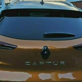 GLOSS BLACK REAR badge COVER for Renault Captur mk2 2019/2020 2021 (rear only)camera