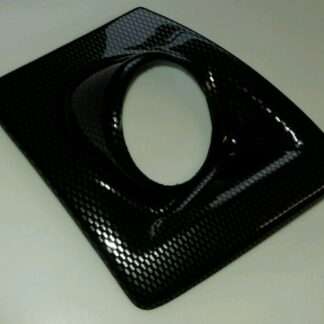 Dashboard air vent LHD for 52 mm for Renault MEGANE Mk2 in CARBON EFFECT