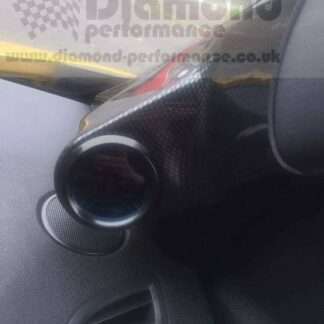 PILLAR POD for 52mm gauge for Renault MEGANE Mk3 ALL MODELS O/S in CARBON EFFECT