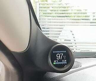 PILLAR POD (fits 52mm gauge) for Renault CLIO Mk4 N/S LEFT side in textured black