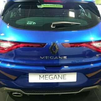 REAR logo COVER for Renault Megane mk4 2017-2021 in GLOSS BLACK (rear only)