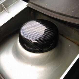 STRUT TOP COVERS for Renault CLIO Mk2 V6 172 182 IN CARBON EFFECT