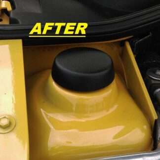 strut top Protective covers for Renault CLIO Mk2 in TEXTURED BLACK