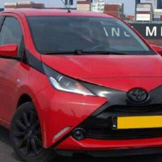 TOYOTA AYGO mk2 2014-2018 badge COVER in GLOSS BLACK