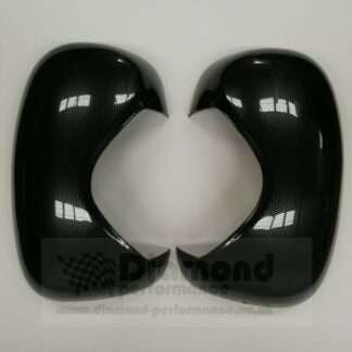 left and right Wing Mirrors COVERS for Renault Trafic 2006-2013 in Carbon Effect