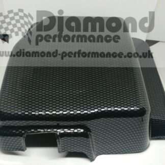 fuse box lid COVER for RENAULT CLIO MK4 ALL MODELS in Carbon Fibre Effect